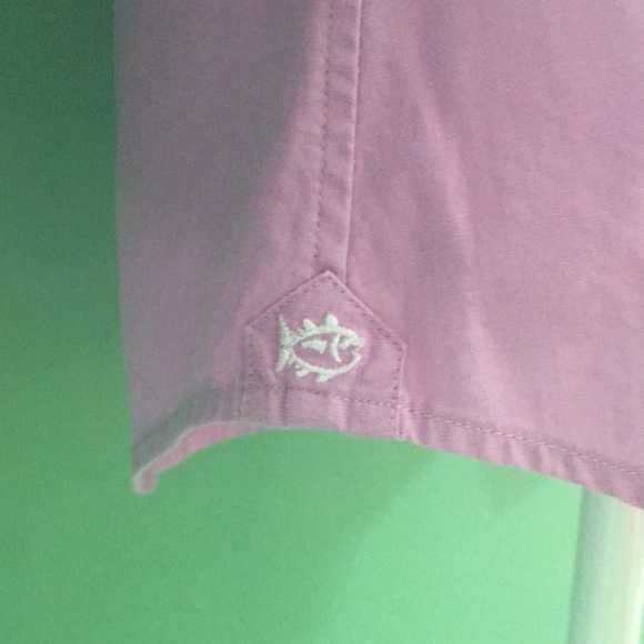 Southern Tide Violet Button up dress shirt - Picture 5 of 8